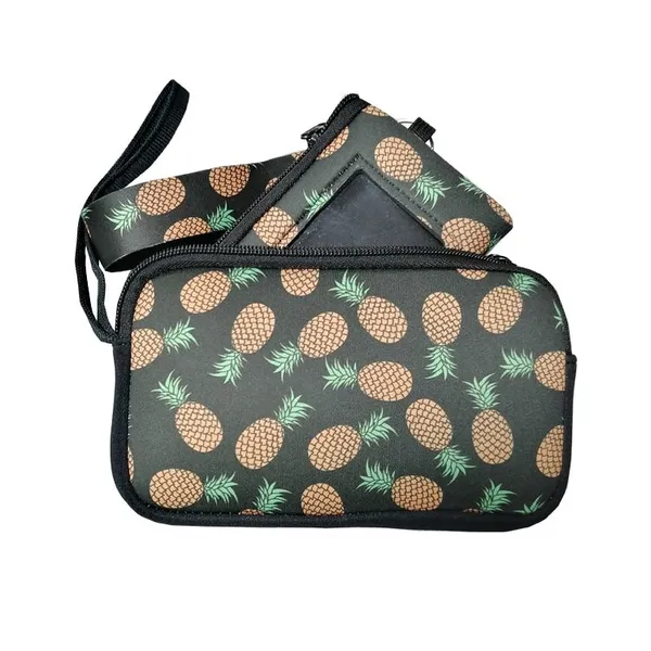 Custom Sublimation Print Fashion Coin Bag Keychain Zipper Wallet Waterproof Neoprene Coin Purse photo-2