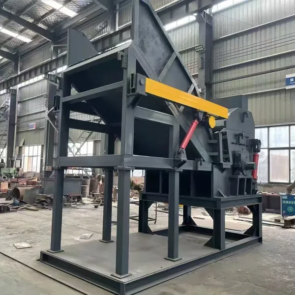 Machinery Scrap Metal Recycling Plant Aluminum Wheel Crusher Industrial Sheet Metal Shredder