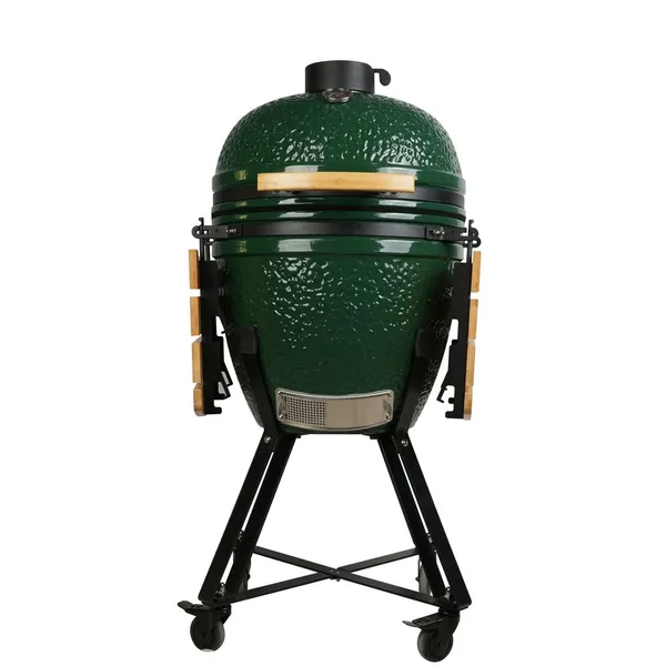 Auplex Charcoal Barbecue 21 Inch Large Multi-purpose Kamado Grill for Grilling Smoke Bbq, Baking, and Roasting