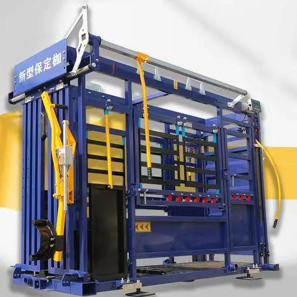 2025 New Tube Cattle Crush Cattle Squeeze Chute Corral Fence Pan