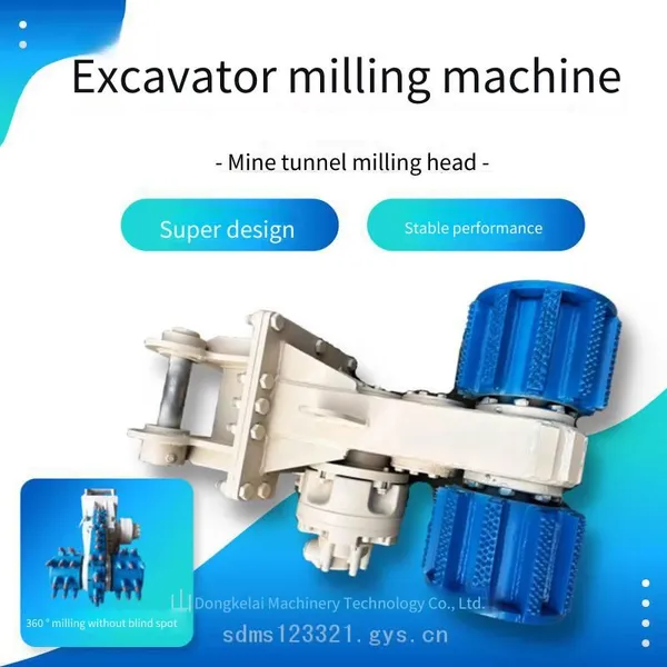 mini excavator milling and brushing machine for walls, milling heads for 15 - 30 ton excavators, tunnel boring and cable trenching