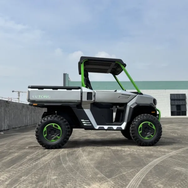 10kw Automatic Shaft Drive Switchable 2WD/4WD Electric UTV for Adults With Lithium Battery and Disc Brakes photo-5