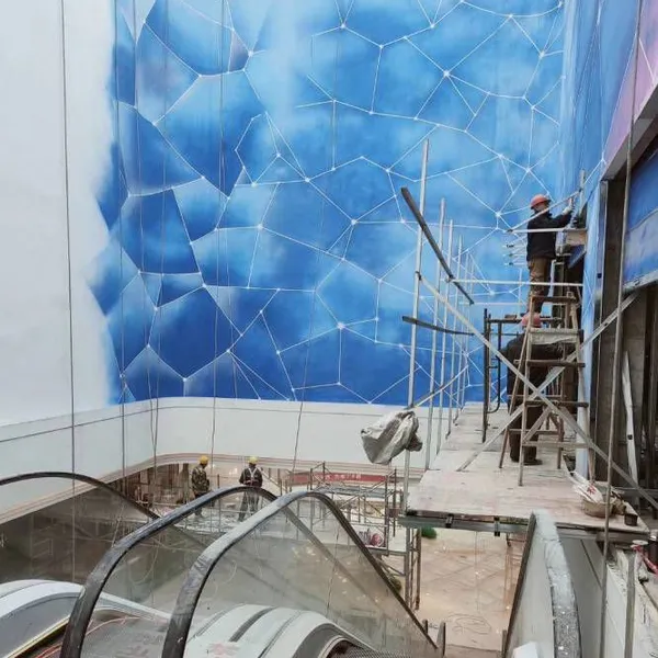 Hand - Painted Wall Paintings on Baskets in Jiexi, Jieyang; Exterior Wall Paint for Hand - Painted Walls; Colorful Graffiti on High - Altitude Cooling Towers and Chimneys in Power Plants photo-4