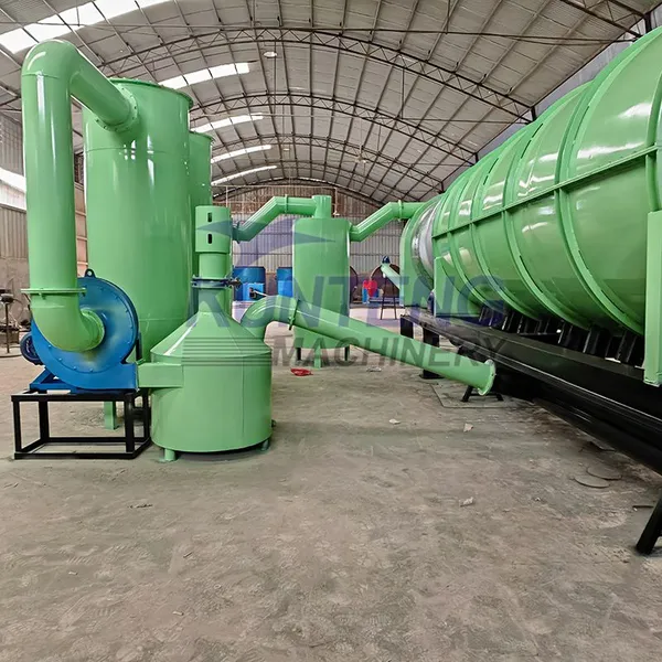 Hazelnut Shell Sugarcane Bagasse Continuous Carbonization Furnace Charcoal Production Line photo-5