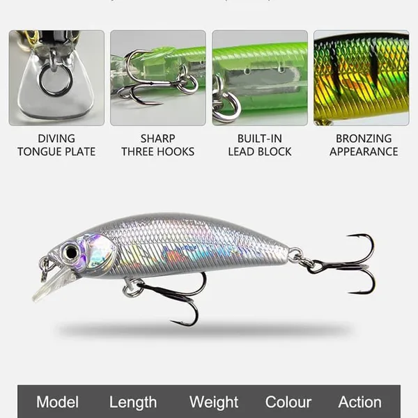Sinking Minnow GDSK02-50mm/5g photo-3