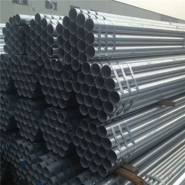 Galvanized Steel Pipe 48.3mm OD 3.2mm Wall Hot Dip Galvanized for Scaffolding Construction photo-2