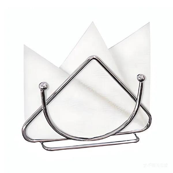 Premium Stainless Steel Napkin Holder, Modern Kitchen Paper Napkin Dispenser With Weighted Base, Rustproof Tabletop Tissue Organizer photo-4