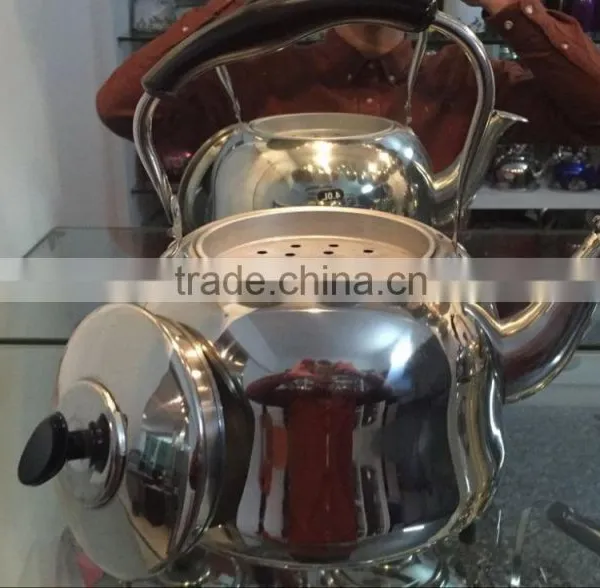 Stainless Steel Boiling Whistling Kettle 4L With Anti-overflow Lid For Iran Market photo-2