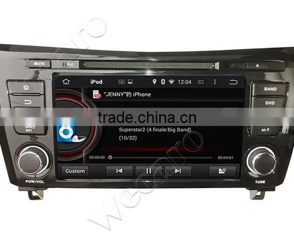 Wecaro Android 4.4.4 Car Dvd Player 8" Touch Screen for Nissan Qashqai Radio Dvd WIFI 3G GPS 2014 2015 photo-3