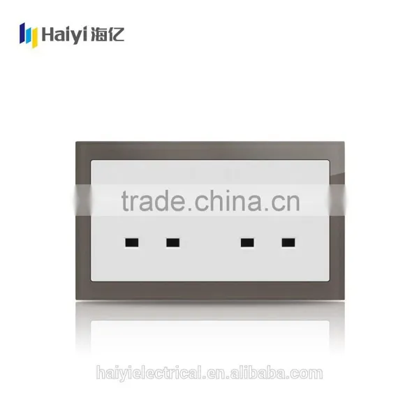 Wall Socket 250V 2 Gang 13A British USB Wall Socket With 2.1A USB Outlet photo-3