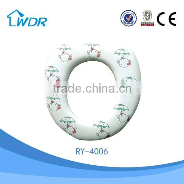 Pattern Design Self-cleaning Children High-class PVC Toilet Seat photo-5