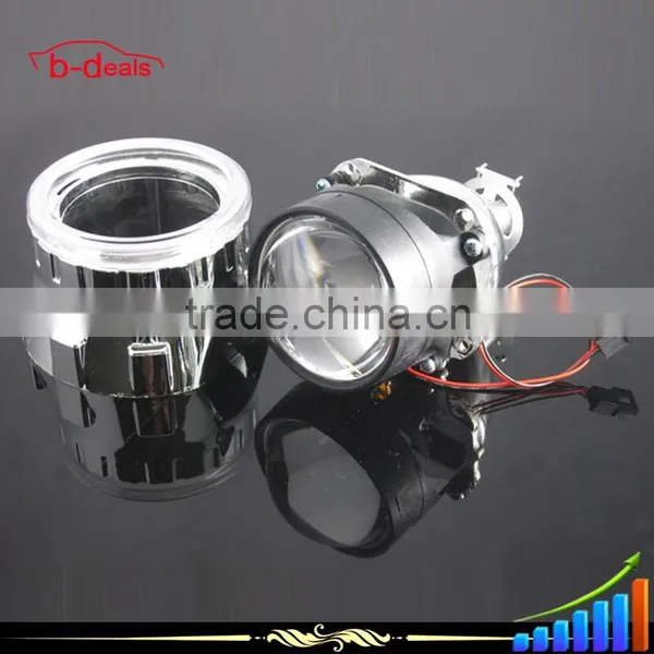 2.5 Inch H1/H7/H4/9005/9006 bi Xenon Projector Lens With 80mm Angel Eyes photo-5