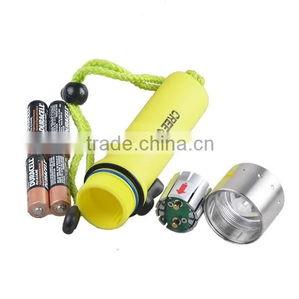 Professional Waterproof Torch XPE Q5 800lm Led Diving Torch photo-5