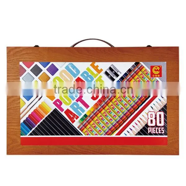 High Quality Wooden Art Set New Stationery Products photo-4