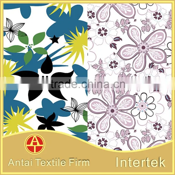 Dongguan Antai Textile Nylon Elastane Printed Swimwear Fabric With Flower Design Pattern photo-4