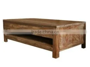 Coffee Table With 2 Drawers & Shelve