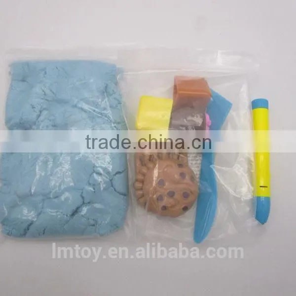 Glow in Dark Beach Playing Sand for Kids,soft Moving Martian Sand for Sale photo-5