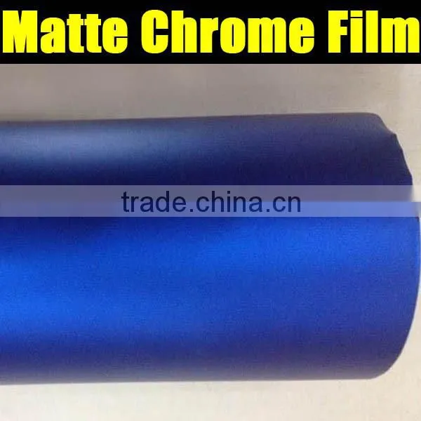 New Styling 1.52x20m Auto Sticker Vinyl Decal Rolls Matte Chrome Red/Blue Vinyl Film photo-4