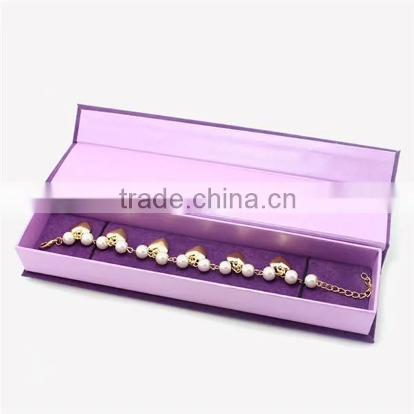 Custom Purple Recycled Cardboard Jewelry Box Ring Box photo-2