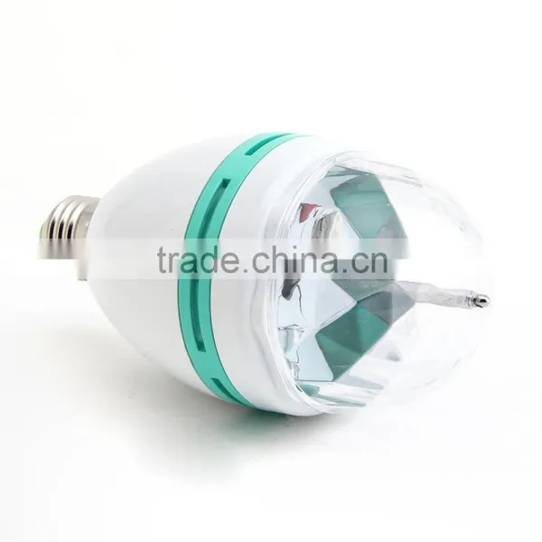 110V 220V RGB Rotating Disco Led Changing Color Lamp photo-5