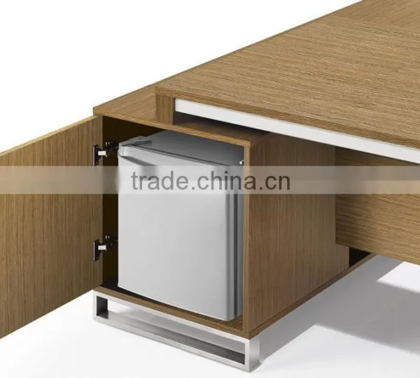 DT-14 High End Stainless Steel Base Office Table Modern Design MDF Executive Table photo-5