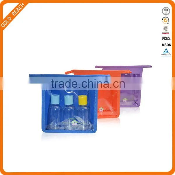 2015 Hot Sale Plain PVC Cosmetic Bag PVC Cosmetic Packging Bag photo-6