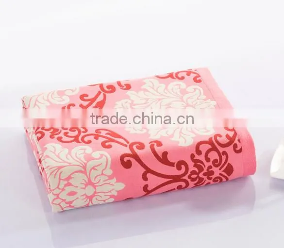 Warm Colourful Cotton Blanket,beautiful Jacquard and Soft Handfeeling Towel Blanket photo-3