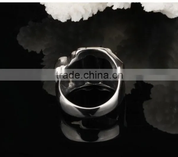 New Products 2016 316L Stainless Steel Terminator Skull Ring for Men photo-5