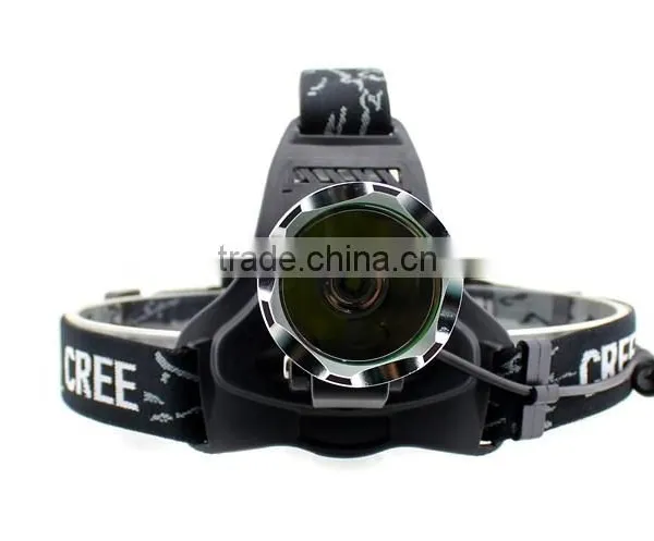 High Power Aluminum 2 LED Rechargeable Headlamp photo-3