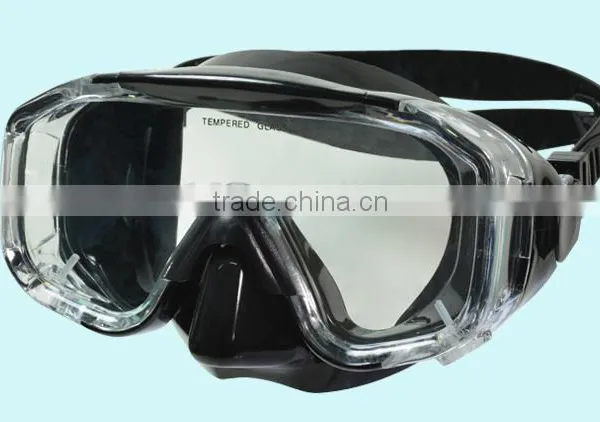China Silicone Tempered Glass Full Face Diving Mask For Sale photo-3
