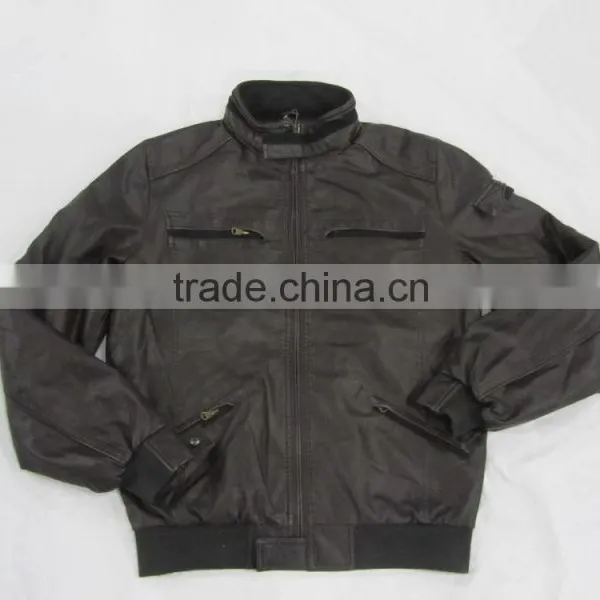 2014-2015 Men's Fashion pu Leather Jacket