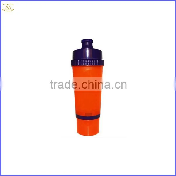 2016 Gym Protein Custom Shaker Bottle With Storage Protein Powder Shaker