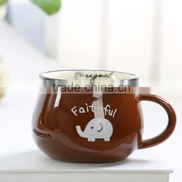 ZAKKA Cute Ceramic Milk Breakfast Ceramic Mug photo-5
