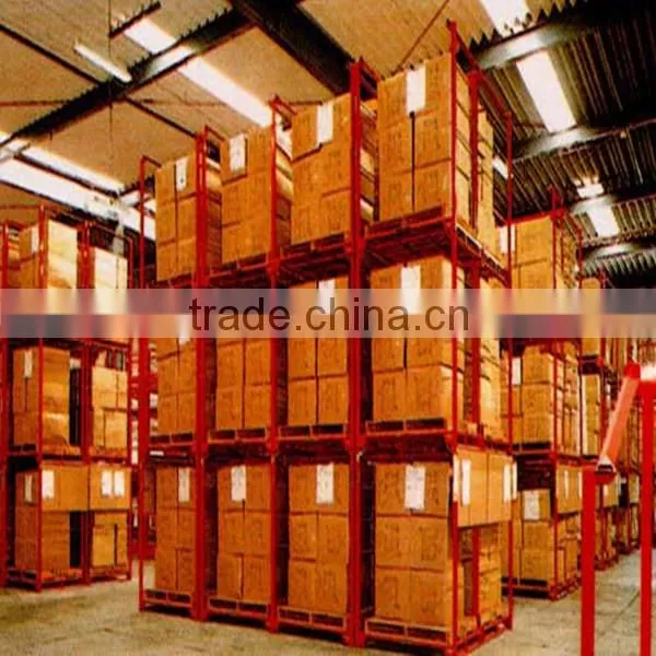 Dense Warehousing and Shipping Stacking Racking