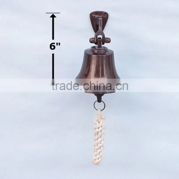Solid Brass Antique Rust Free Nautical Bell Boat Ship Bells NBB 007 photo-2