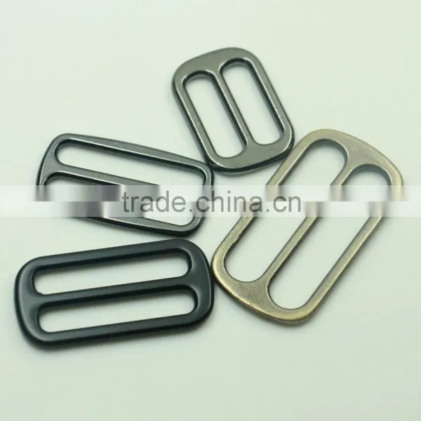 Wholesale Nickel Free Zinc Alloy Metal Black Slide Buckle for Belt 38mm photo-5
