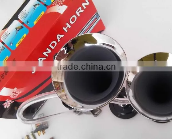 Car Boat Truck Loud 12V 128db Compressor Twin Trumpet Air Horn photo-2