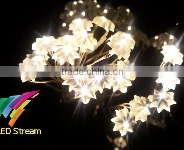 3M 30 Anise Flower Warm White LED Decoration String Light for Christmas, Wedding, Party