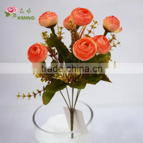 New Launched Wholesale Soft Multicolor Mini Decoration Wedding Flower for Wedding Car photo-2