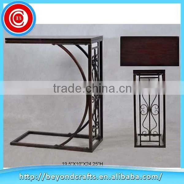 Practical Furniture Wrought Iron Sofa Table