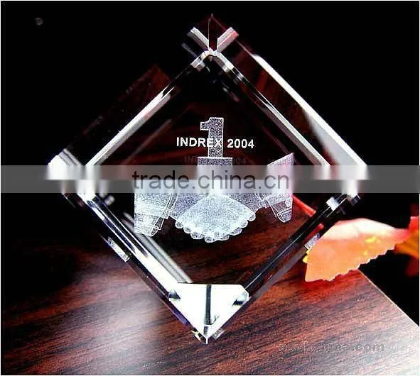Prominent Technical Image Crystal Trophy 3D Photo Mini Laser Engraver photo-6