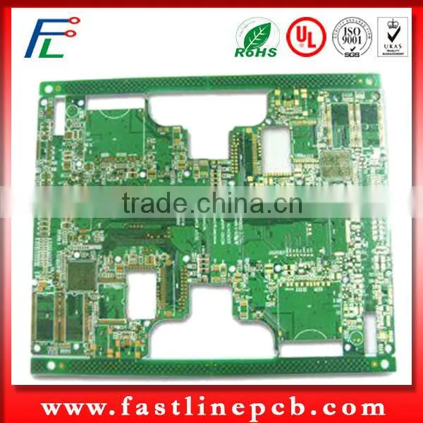 Green Solder Mask Rogers PCB 4 - Layer 1OZ Copper THK High Reliability photo-3