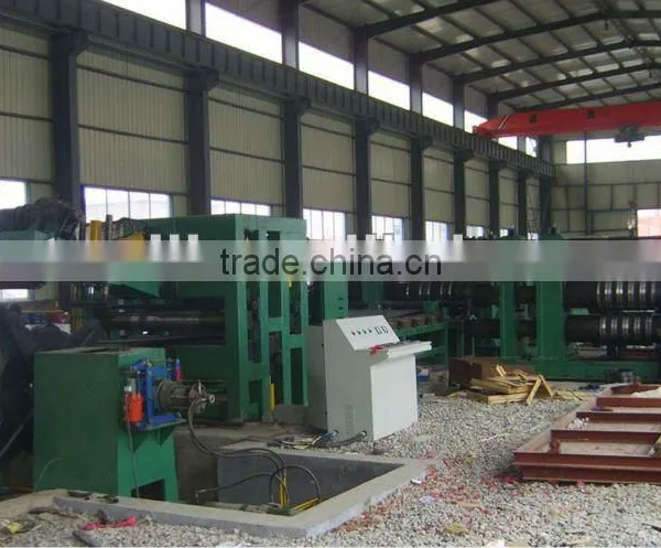 CNC Metal Coil Uncoiling Leveling Line 8mmx1250mmx30t
