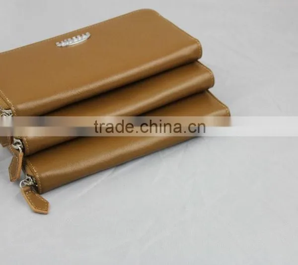 High Quality New Fashion Promition Genuine Leather Men's Wallet With Customized Logo photo-4