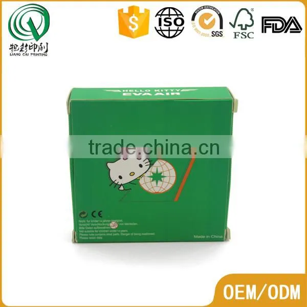 Green Full Color Printing Cute Small PVC Window Clothes Storage Box Baby Clothes Packaging Box Supplier's Choice photo-4