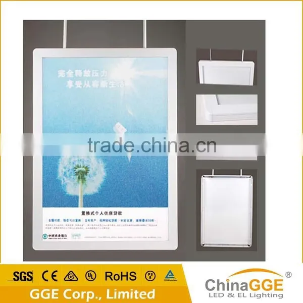 Durable Acrylic Illuminated Wall Hanging LED Sign / Snap Aluminum Light Boxes photo-5