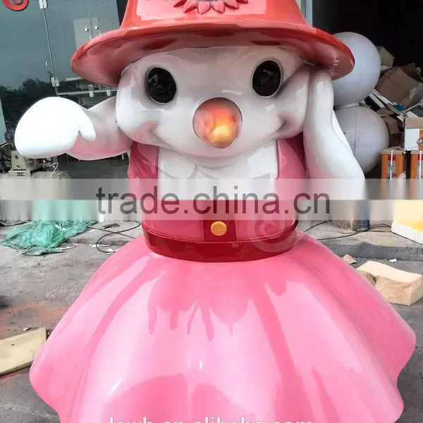 Fiberglass Cartoon Characters for Garden Decoration Statue photo-2
