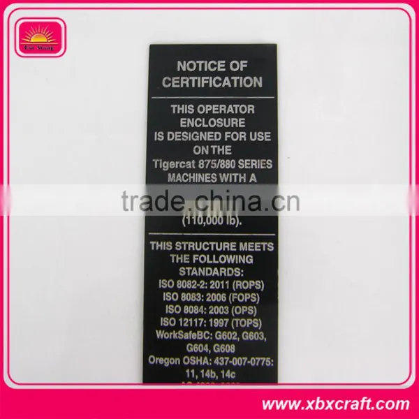 Custom Metal Label Signs,thin Machine Metal Label photo-5
