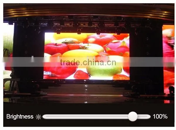 Full color indoor P5 hire led display with fact lock cabinets