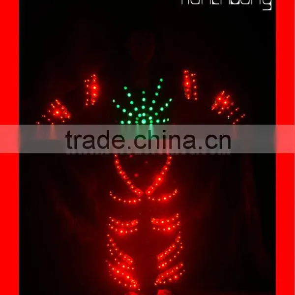 Wireless DMX512 LED Tron Costume Costume, LED Robot Costume photo-4